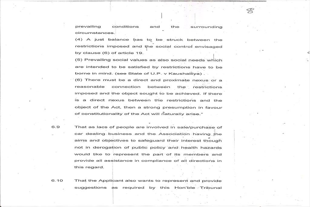 LETTER OF ASSOCIATION