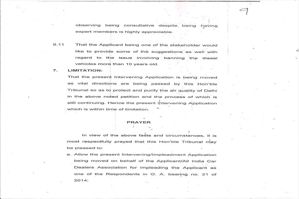 LETTER OF ASSOCIATION