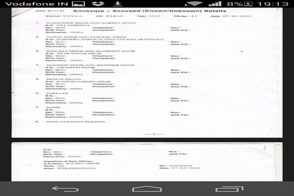 FIR JULKAN DISTT.PATIALA PUNJAB