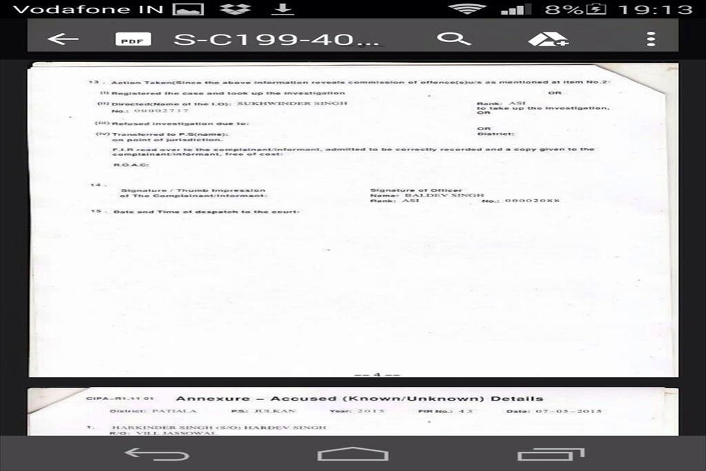 FIR JULKAN DISTT.PATIALA PUNJAB